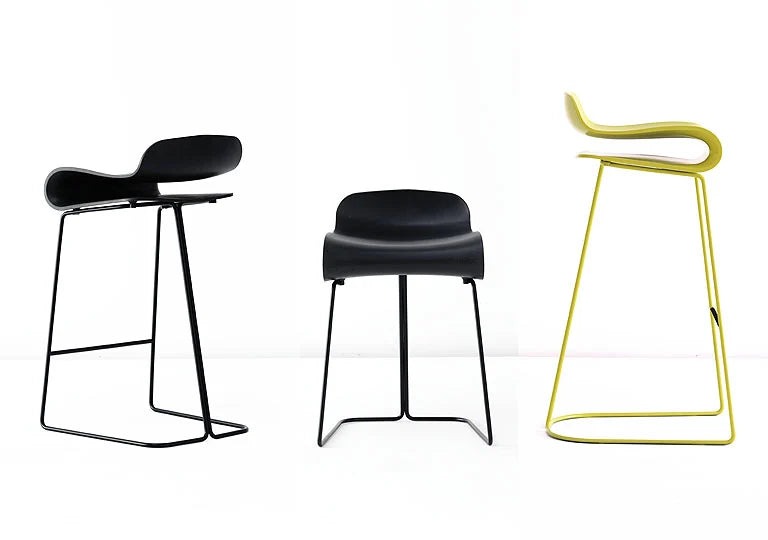 Kristalia BCN on Coloured Sled H.50