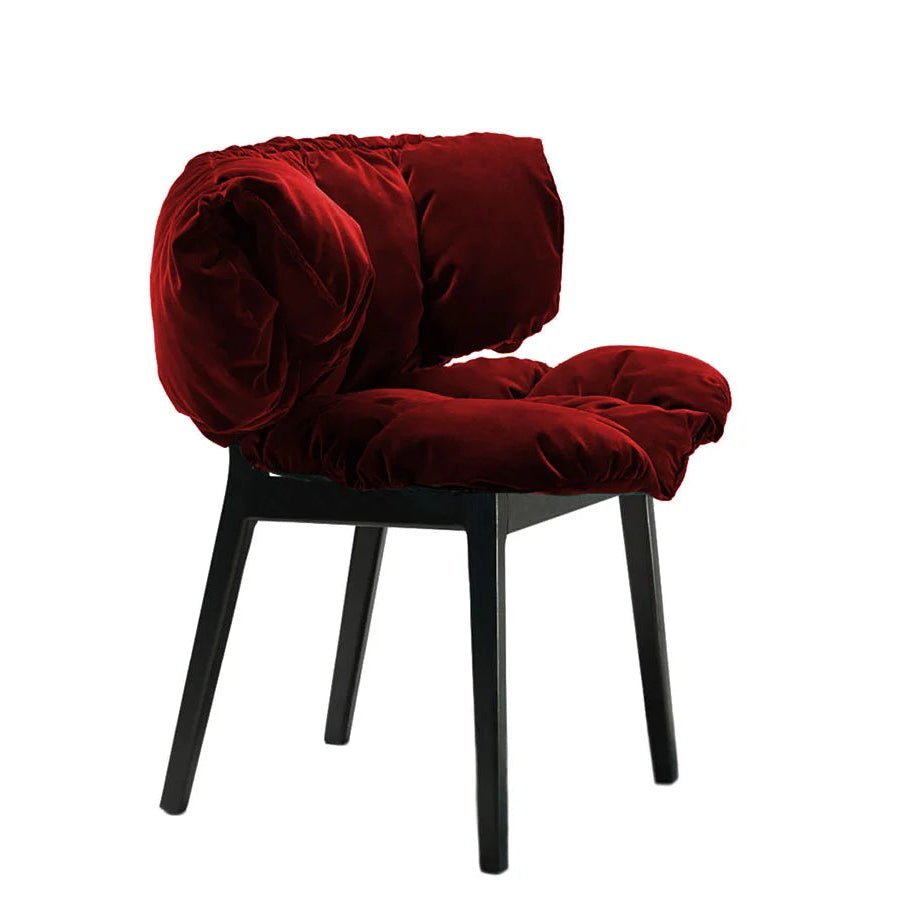 Edra Blue Velvet Sedia | Il mio negozio