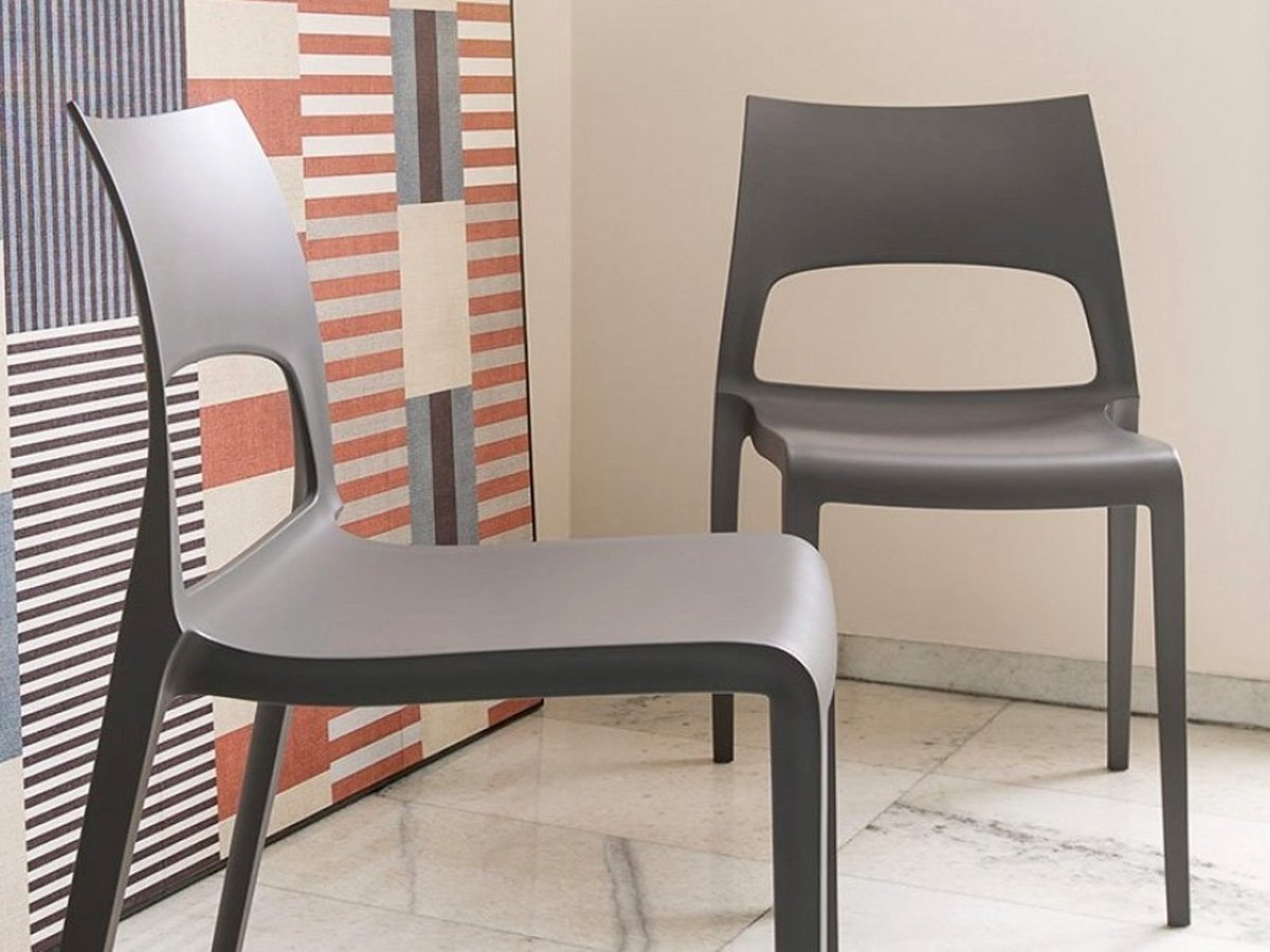 Bonaldo Idole Sedia Impilabile - Tortora