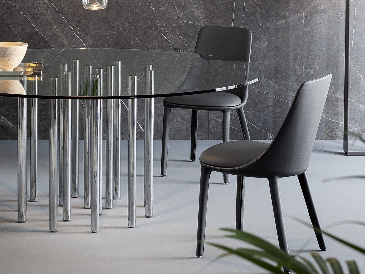 Bonaldo Itala Sedia - Gambe Rivestite Capri L04