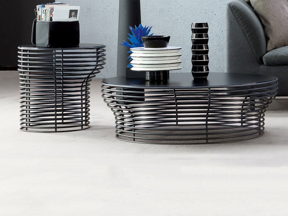 Bonaldo Orion Tavolino Acciaio Ø 117 cm