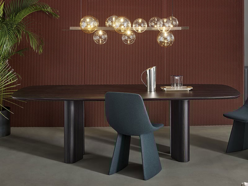 Bonaldo Geometric Table Wood Tavolo - Ebano