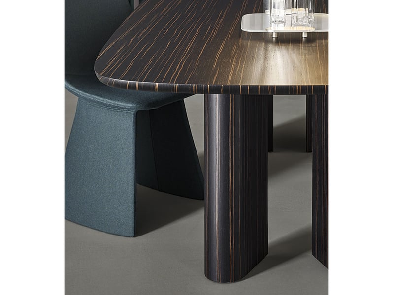 Bonaldo Geometric Table Wood Tavolo - Ebano