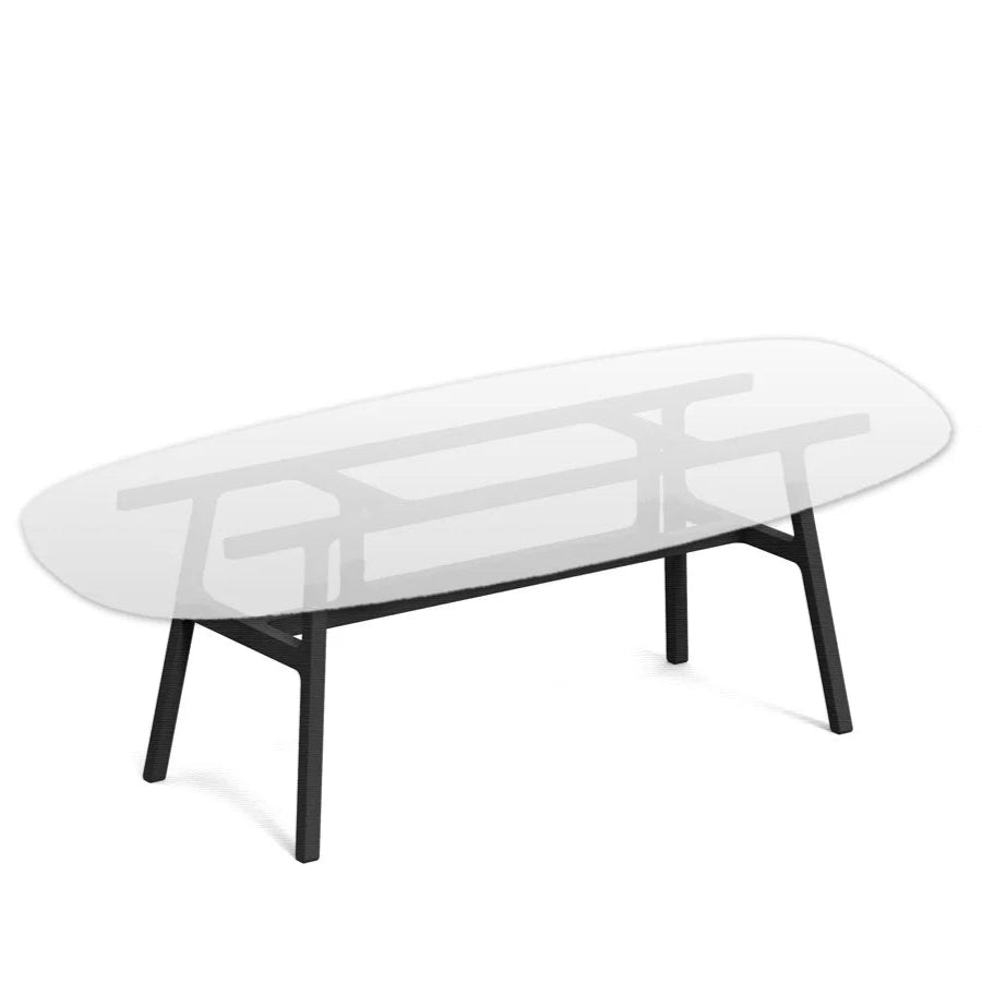 Kristalia Bottega Tavolo Ovale - 01BOT17/TXRT | Il mio negozio