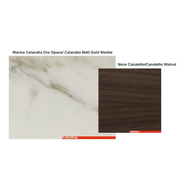 Flexform Brig Tavolino - Quadrato 40x40 cm - Oro | Il mio negozio