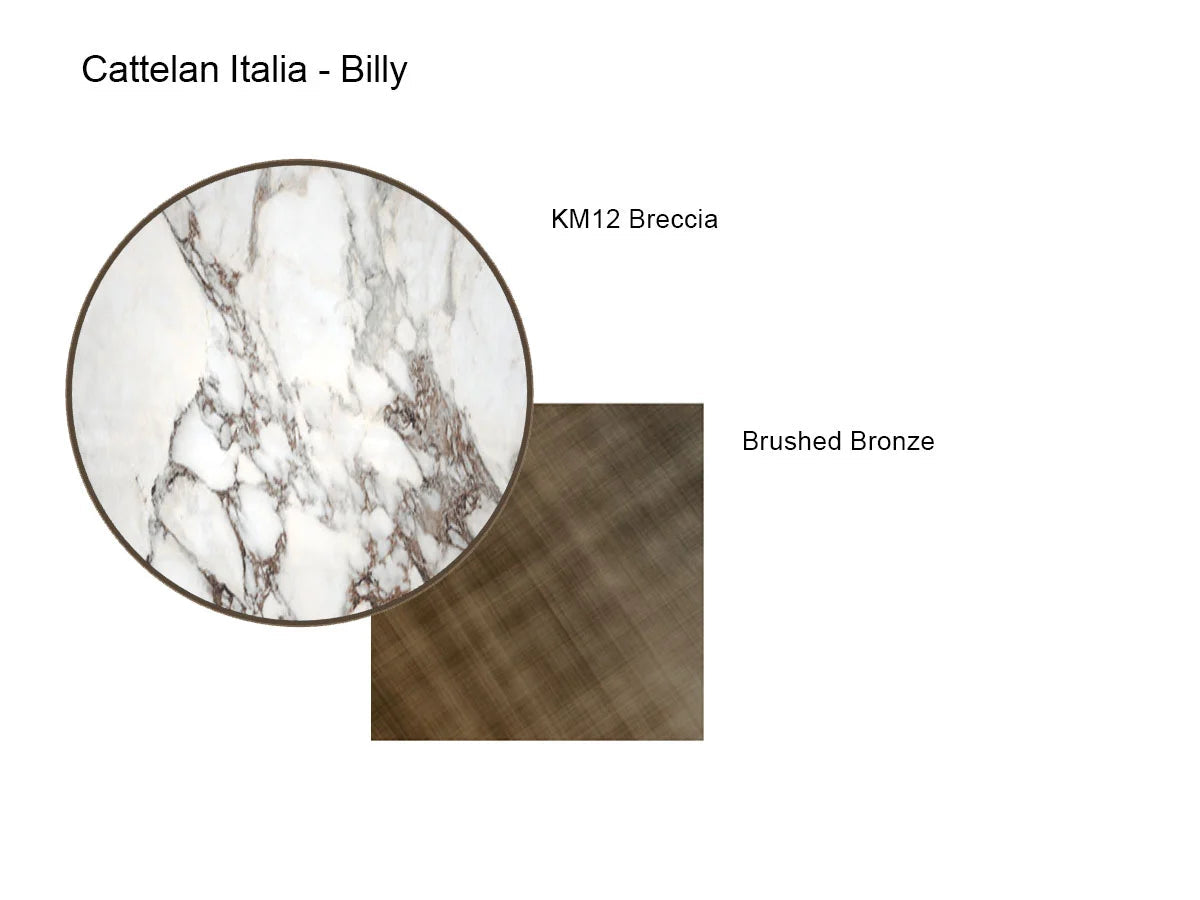 Billy Keramik Tavolino Ø 60 cm - Design Elegante e Moderno | Cattelan Italia