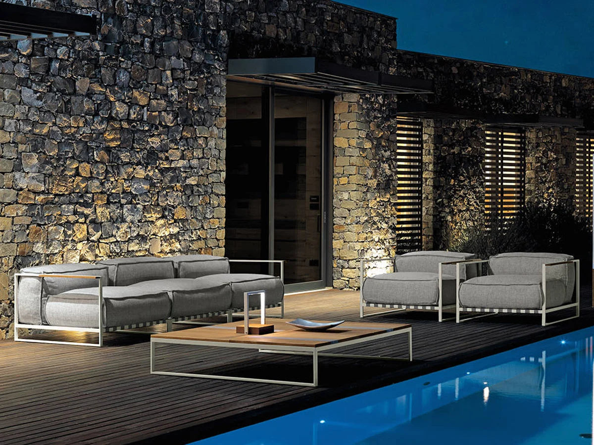 Talenti Casilda Composizione con Pouf e Tavolino