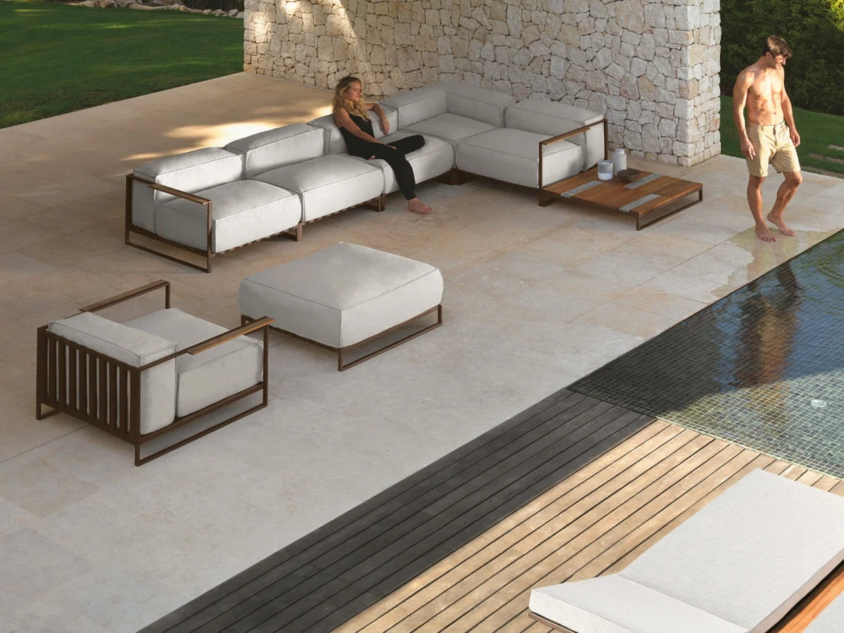 Talenti Casilda Composizione con Pouf e Tavolino