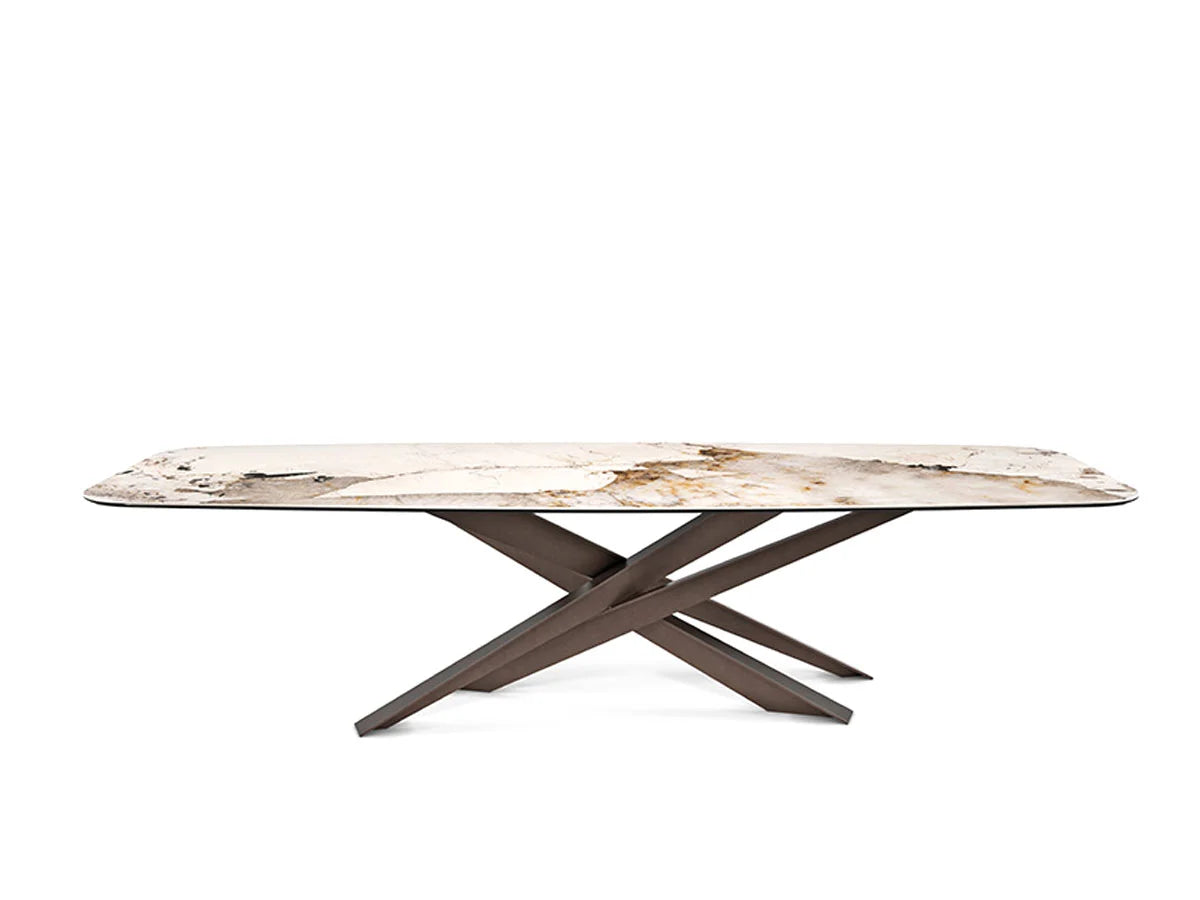 Cattelan Italia Lancer Keramik Tavolo - 240x120 sag. Corcovado / GFM18 Bronzo | Il mio negozio