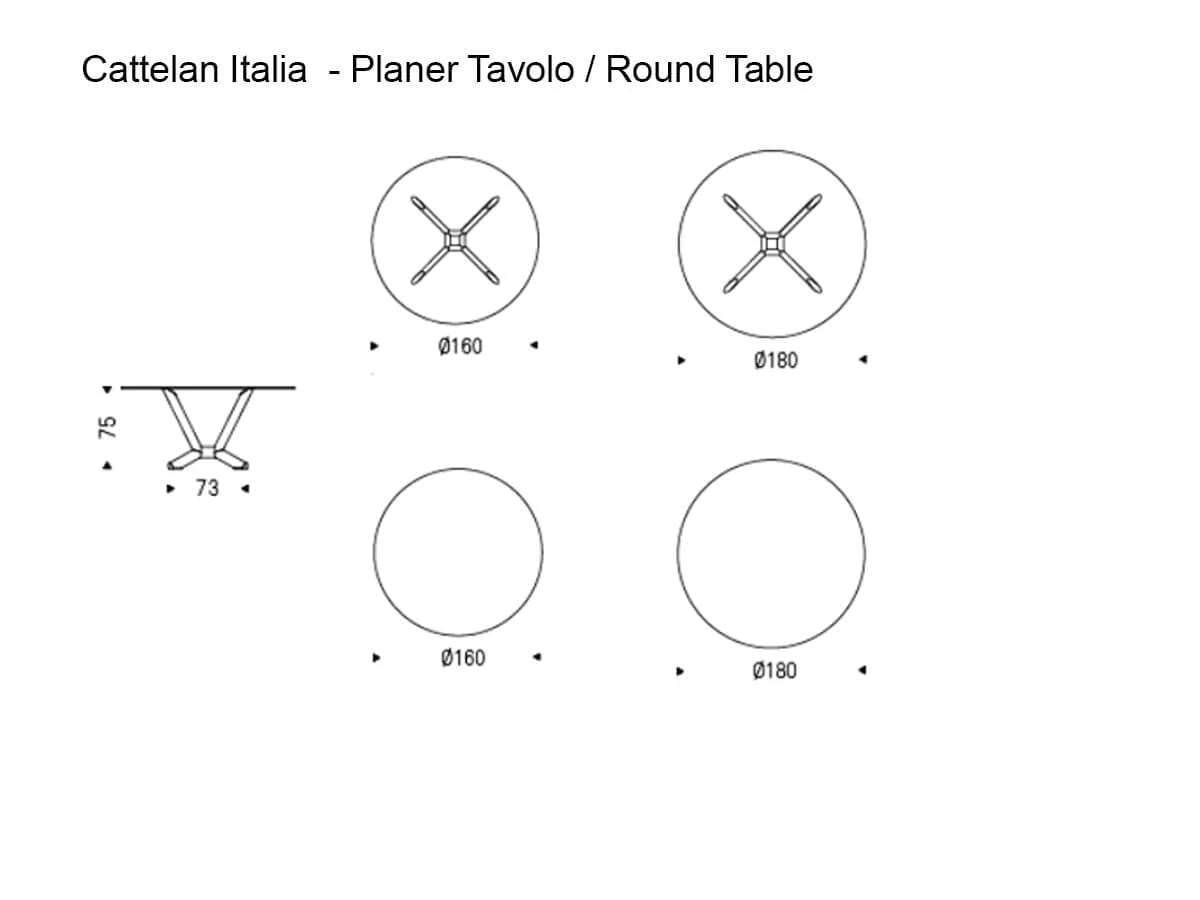 Cattelan Italia Planer Tavolo Rotondo