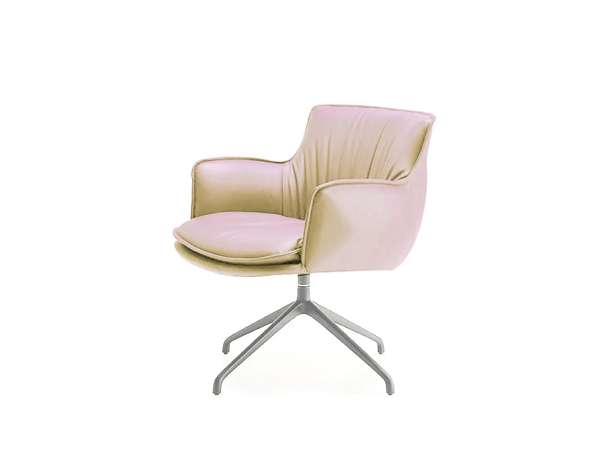 Cattelan Italia Rhonda Lounge Poltrona - Pelle Micro Nubuck MN100 / GFM70 | Il mio negozio