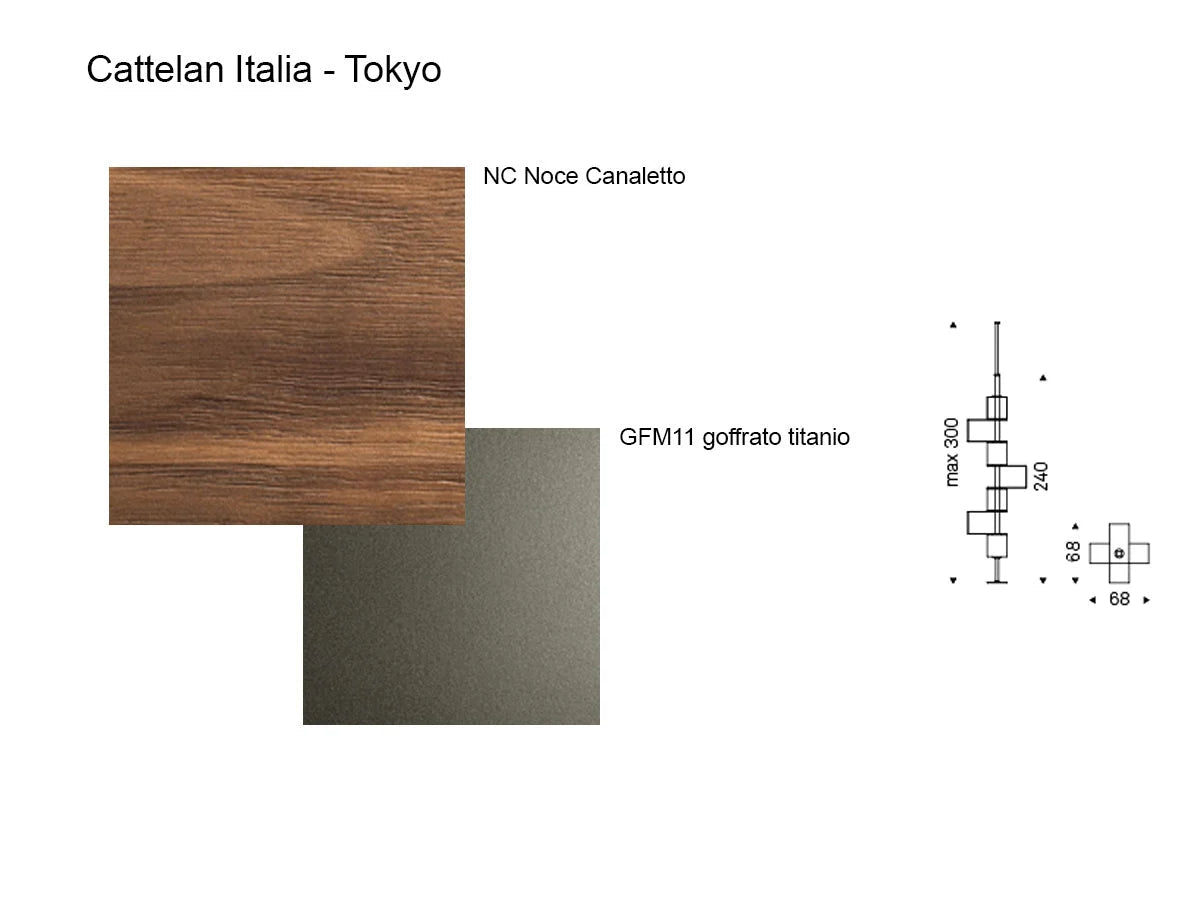 Cattelan Italia Tokyo Libreria - GFM11 / Noce Canaletto | Il mio negozio