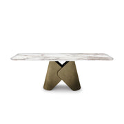 Cattelan Italia Scott Keramik Tavolo - 240 KM12 / Oxybrass | Il mio negozio