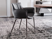 Cattelan Italia Rhonda Sedia - Pelle 953 Ardesia / GFM18 | Il mio negozio