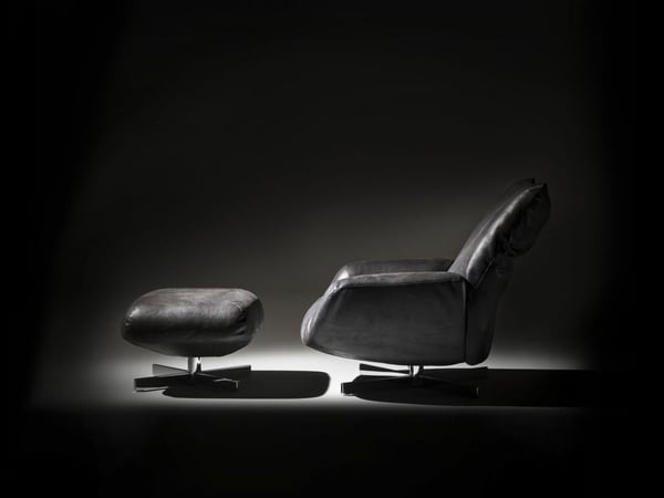 Edra Chiara Poltrona E Poggiapiedi - Plx 9620  | Il mio negozio