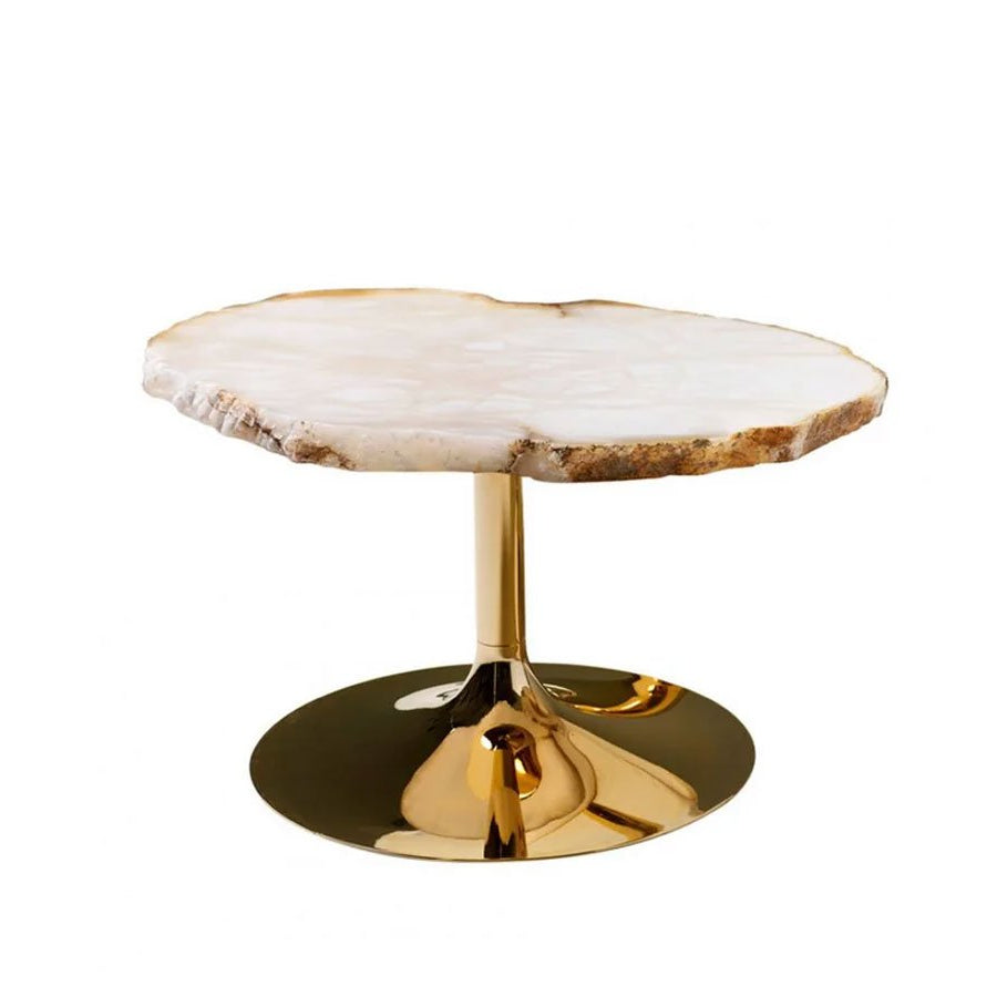 Edra Cicladi Coffee Table H. 43 cm - Natural / Gold | Il mio negozio
