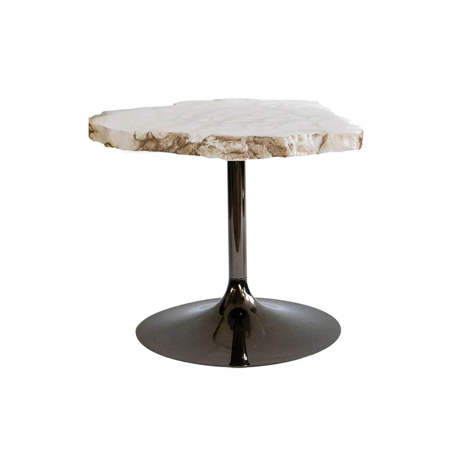 Edra Cicladi Tavolino H. 49 Cm - Naturale / Rutenio  | Il mio negozio