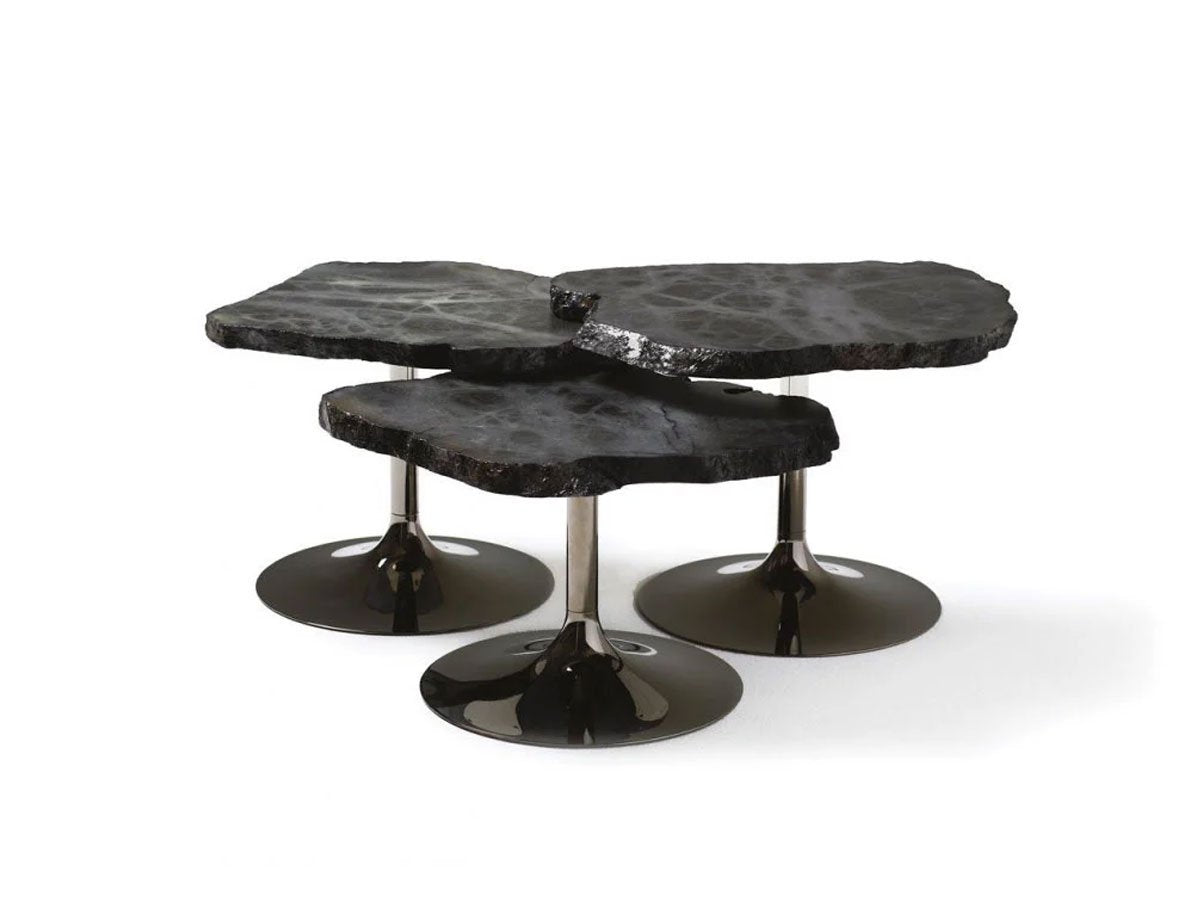 Edra Cicladi Tavolino H. 37 Cm - Antracite / Palladio |  | Il mio negozio