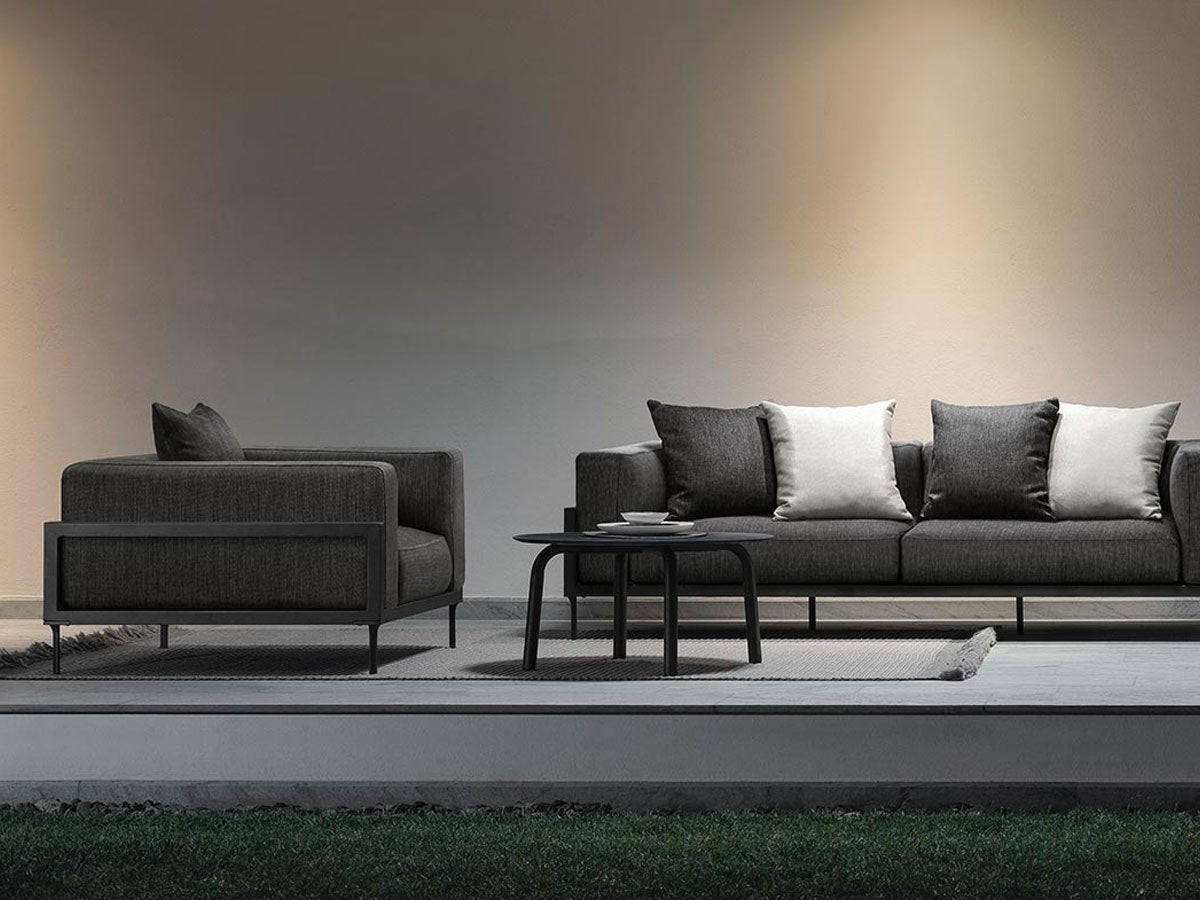 Talenti Cleo Soft Alu Poltrona - Graphite / Dark Grey