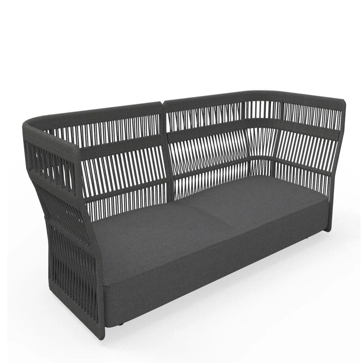 Talenti Cliff Divano con Schienale in Corda CLIDIV3-C-GR-C48