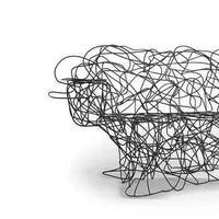 Edra Corallo Poltrona in Acciaio Inox