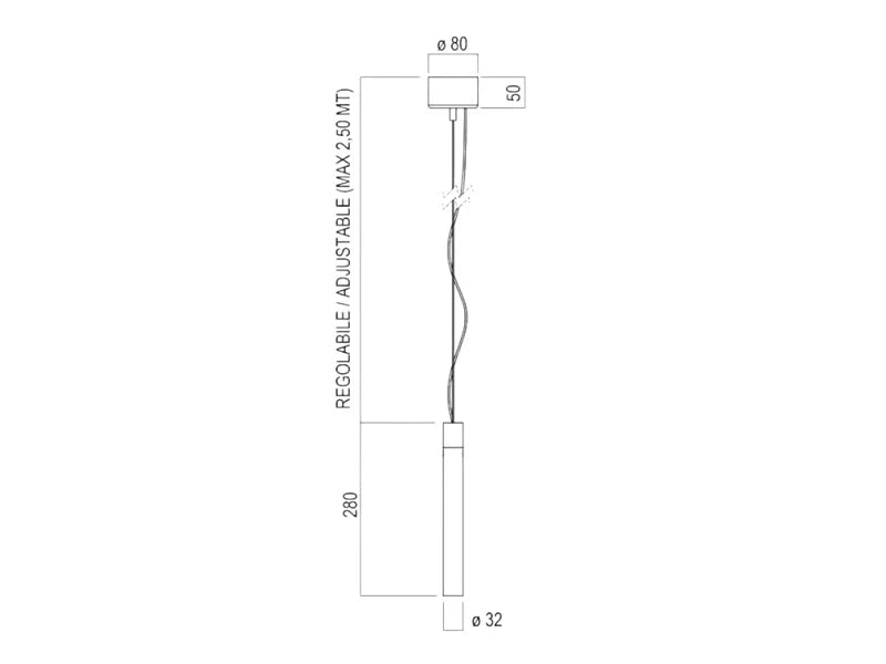Agape Faro lampada a soffitto