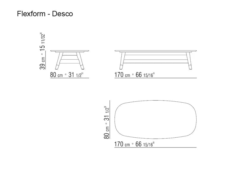 Flexform Desco Tavolino