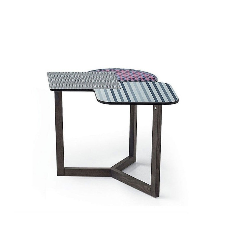 Bonaldo Doppler Tavolino - Middle Frassino Tinto Grigio