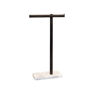 Agape Dot Line - Porta Salviette da Terra – Rovere Bruno / Bianco Carrara