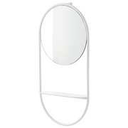 Specchio da Ingresso – Con Struttura in Tubo Metallico e Mensola Porta Oggetti