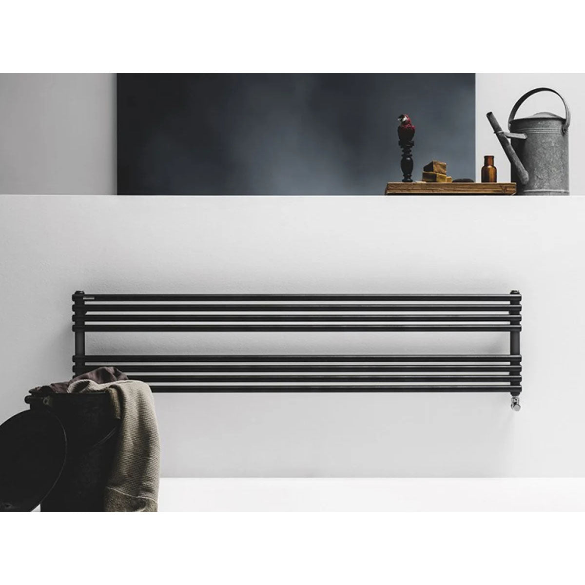 Antrax IT BDO 25 Scaldasalviette a Parete / Nero Opaco | Il mio negozio