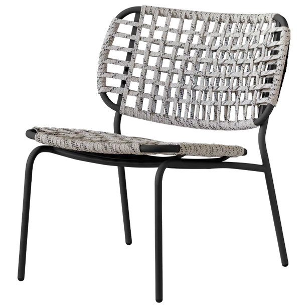 Poltrona Lounge YO! – Design Moderno con Occhietti di Fissaggio Colorati