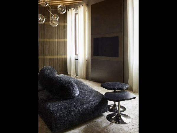 Edra Cicladi Tavolino H. 49 Cm - Antracite / Palladio  | Il mio negozio