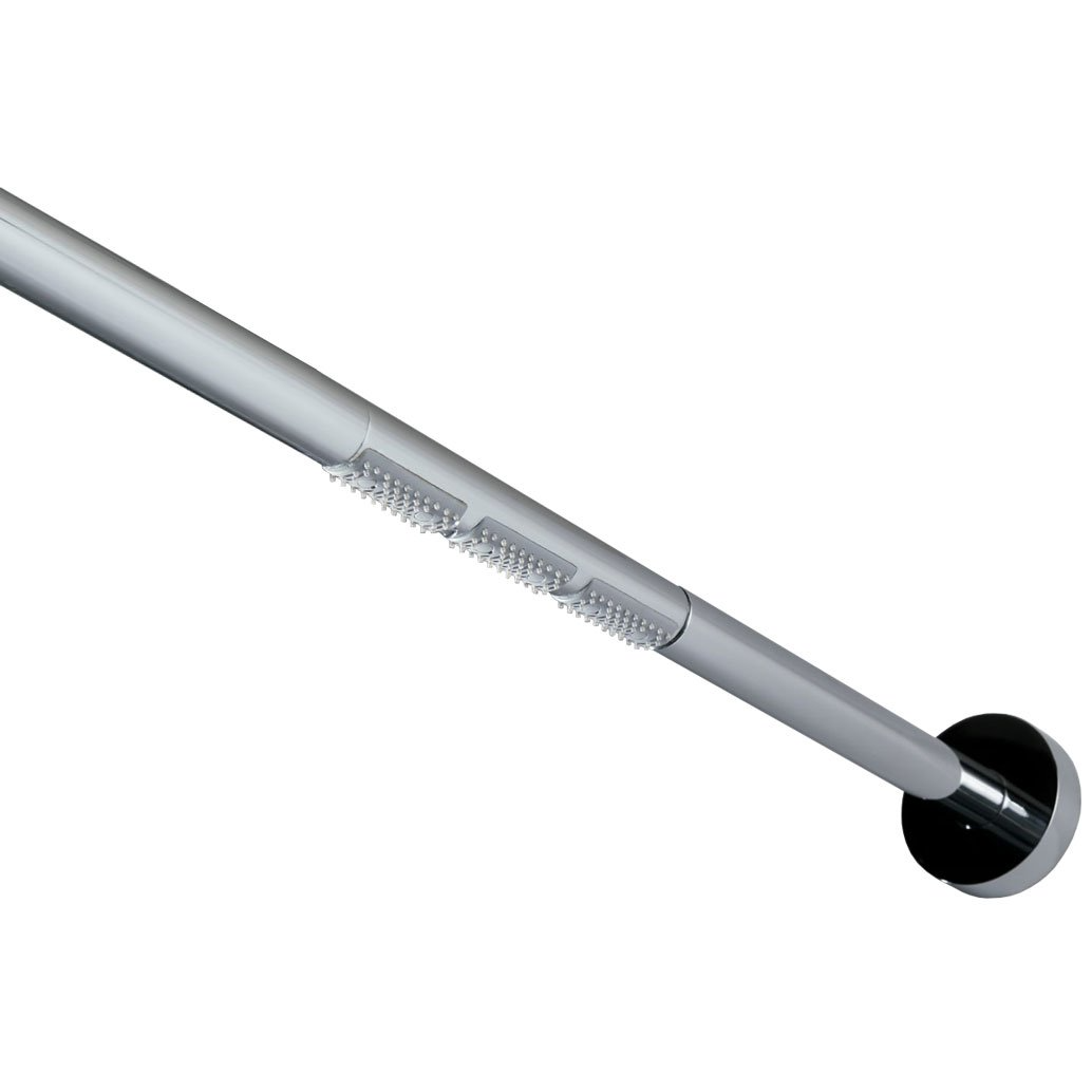 Agape Supporti Flat DX - Elemento Lineare con tre Diffusori per Doccia