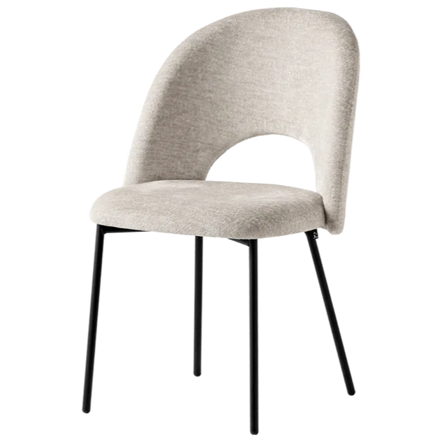 Sedia TUKA – Schienale Avvolgente e Design Retrò Anni ’50