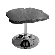 Edra Cicladi Tavolino H. 49 Cm - Antracite / Palladio  | Il mio negozio