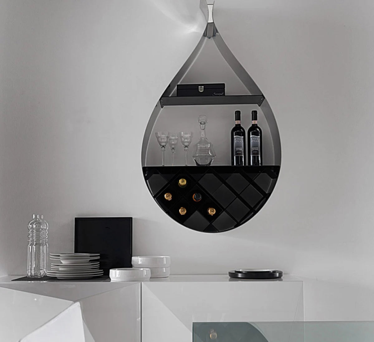 Cattelan Italia Drop Libreria / Portabottiglie