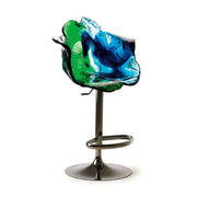 Edra Ella Sgabello - Base Verde Blu / Rutenio  | Il mio negozio