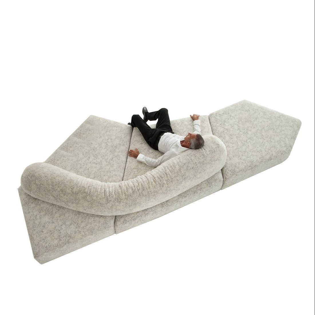 Edra On the Rocks Divano Componibile - Fabric T 8123 | Il mio negozio