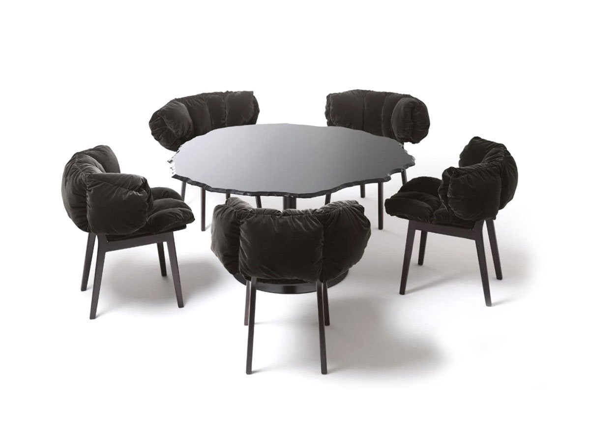 Edra Blue Velvet Sedia | Il mio negozio