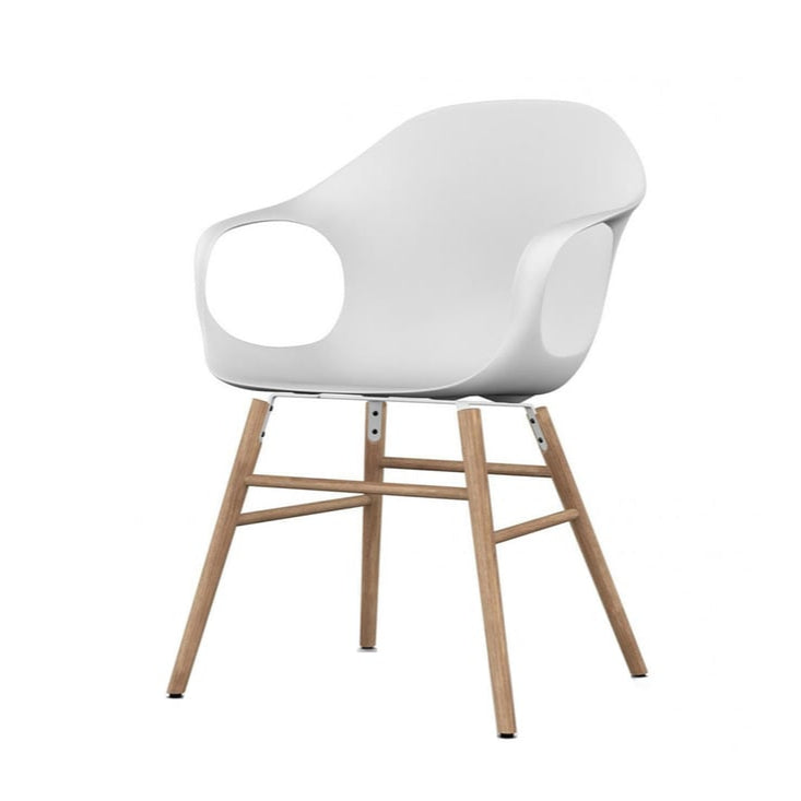 Kristalia Elephant Sedia - Gambe in Rovere/Scocca Bianco