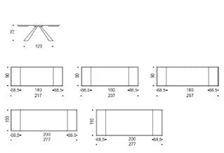 Cattelan Italia Eliot Wood Drive Tavolo Allungabile