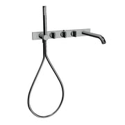 Agape Square ERUB1117 Gruppo Vasca con Doccetta