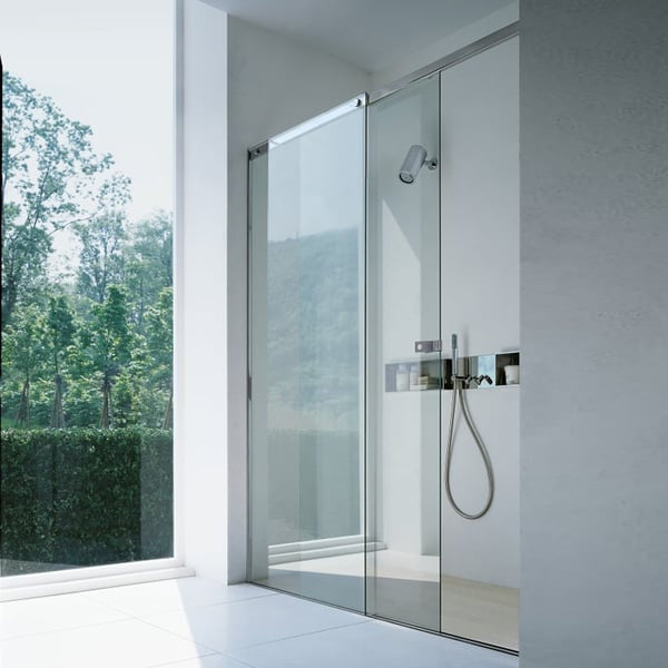 Agape Flat D E1 Porta per Doccia in Nicchia