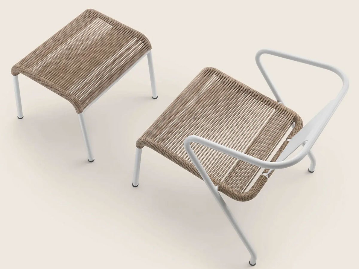 Flexform Calipso Cord Pouf - Outdoor | Il mio negozio