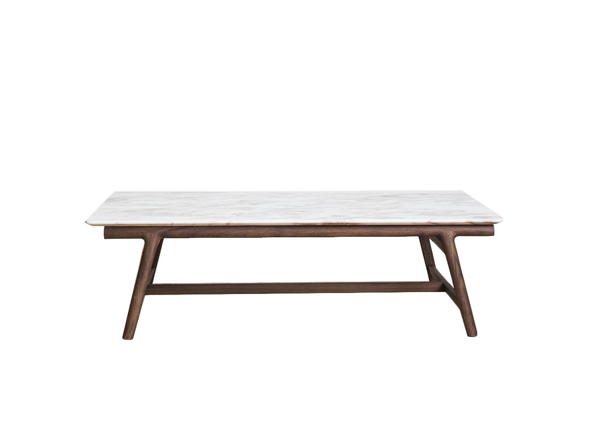 Flexform Giano Tavolino 170 - Noce Canaletto / Calacatta Oro Opaco | Il mio negozio