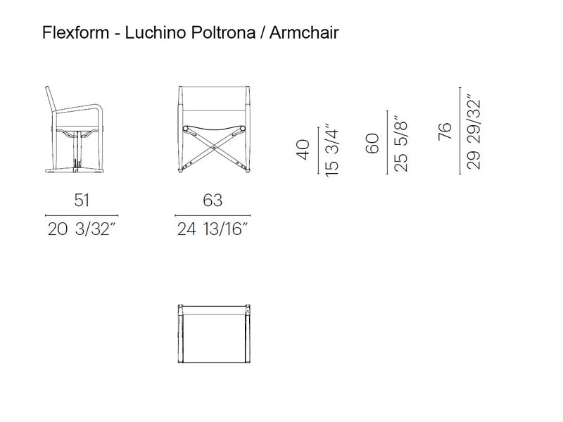 Flexform Luchino Poltrona