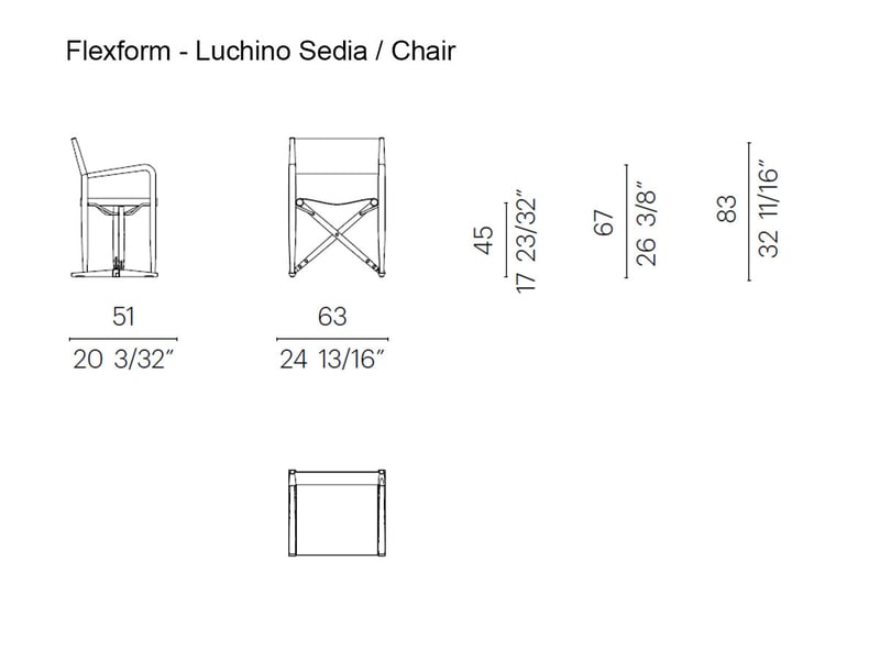 Flexform Luchino Sedia