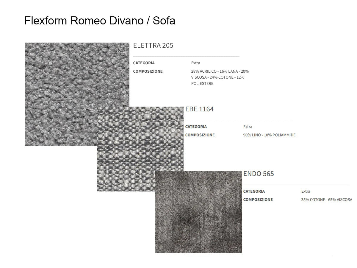 Flexform Romeo Divano - Composizione Elettra N. 205