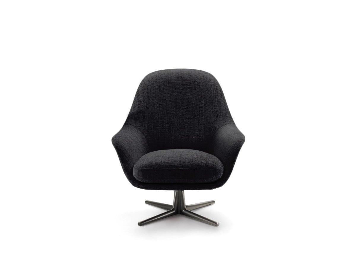 Flexform Sveva Soft Poltrona Girevole - Timo 444/Satinato | Il mio negozio